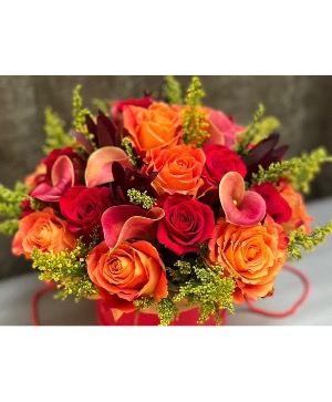 Bright day Modern floral arrangement 