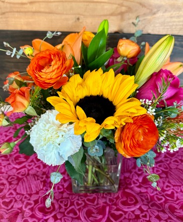 Bright Days Ahead Fresh Flower arrangement in Lakeside, CA | Finest City Florist