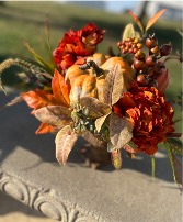 Bright Fall Table Silk  Silk Arrangement 