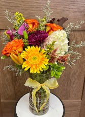 Bright Fall Vibes Floral Arrangement