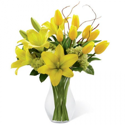 Bright Lily Vase Just Because