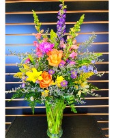 Bright Mixed Vase  