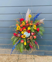 Bright remembrance  Standing Spray 