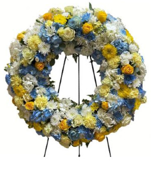 Bright sentiements  Round wreath 