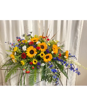 Bright Spirit Casket Spray 
