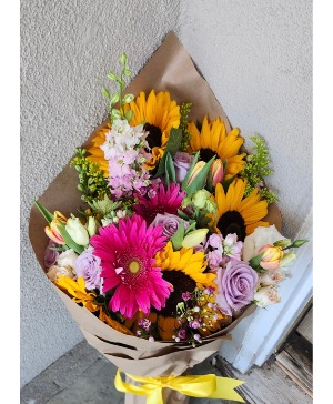Bright spring bouquet designer choice 