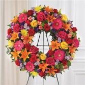 Bright Standing Wreath 