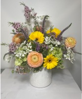 Bright Sunshine Mothers Day Spring Arrangement 