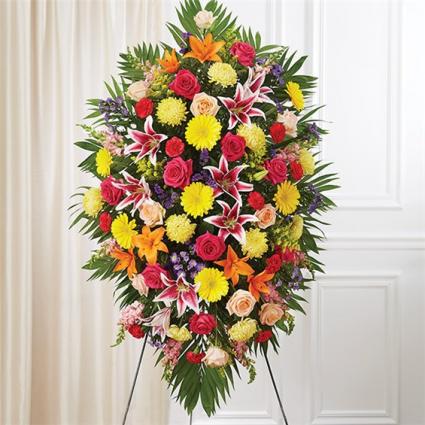 Bright Sympathy Standing Spray