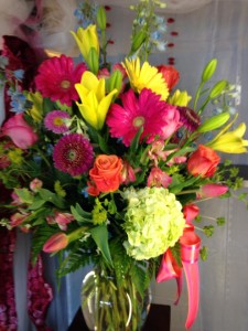Bright tall spring mix