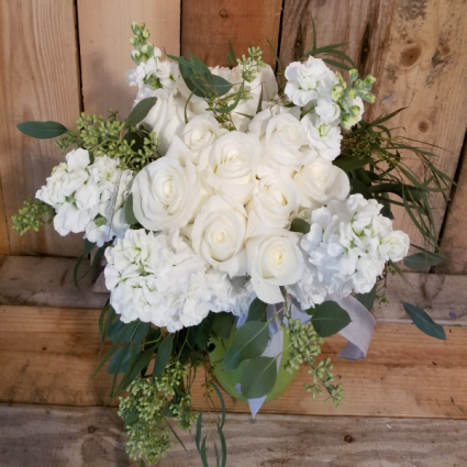 Bright White Bouquet Hand Tied Bouquet