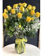  Bright your day with Yellow Roses 