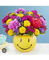 Brighten  Someone's Day  Smiley Face Bouquet