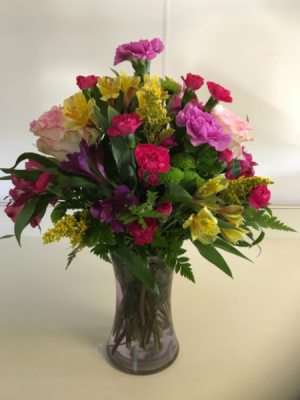 Brighten Your Day Bouquet Fresh vased