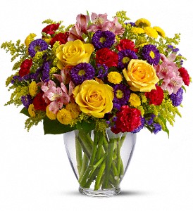 Brighten Your Day             TF107-1 vase arrangement
