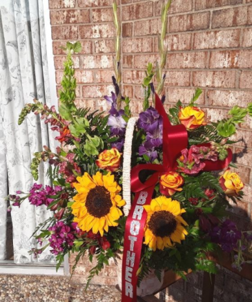 Brighter Days Floral Basket in College Station, TX | UNIVERSITY FLOWERS & GIFTS