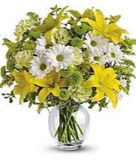 Brightly Blooming Glass Ginger Jar