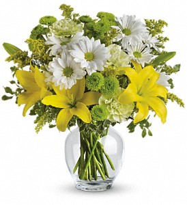 Brightly Blooming Vase Arrangement