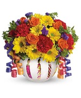 Brilliant Birthday Blooms Bouquet   in Charlotte, North Carolina | BYRUM'S FLORIST INC.