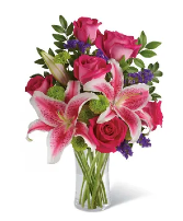 Brilliant In Pink Bouquet in Fort Worth, Texas | DARLA'S FLORIST