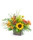 Brilliant Sunset Flower Arrangement