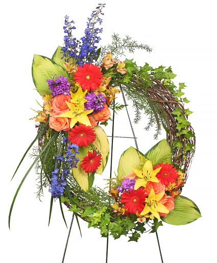 BRILLIANT SYMPATHY WREATH  Funeral Flowers