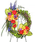 BRILLIANT SYMPATHY WREATH  Funeral Flowers