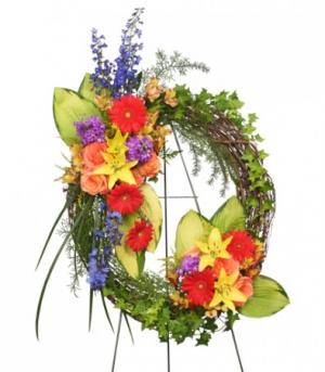 BRILLIANT SYMPATHY WREATH Funeral Flowers in Gig Harbor, WA | GIG HARBOR FLORIST TM- FLOWERS BY THE BAY LLC BRILLIANT SYMPATHY WREATH Funeral Flowers in Gig Harbor, WA | GIG HARBOR FLORIST TM- FLOWERS BY THE BAY LLC