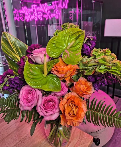 Brilliant Tropics Vase Arrangement