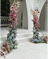 Broken Arch with Grounded Arch Ceremony Archway