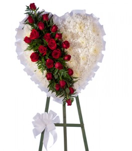 Sad Corazon Sympathy funeral arrangement