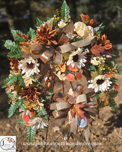 Bronze Beauty Queen Grapevine Wreath