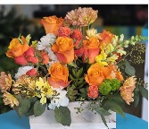 Bronze Box Bouquet