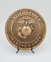 Bronze Marine Corps Stone Memorial Gift