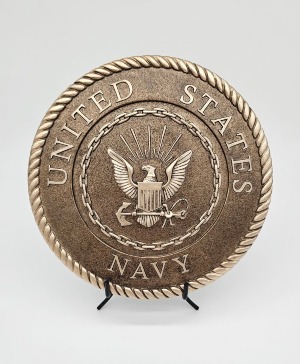 Bronze Navy Stone Memorial Gift