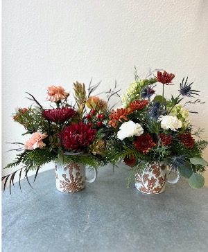 Bronzey Christmas Blooms 