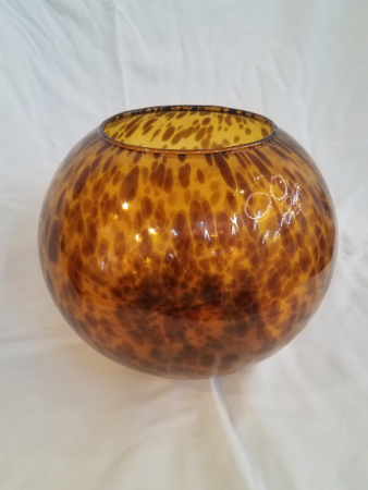 Brown on Brown  Bubble Bowl