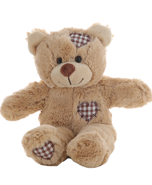 "Brown Patches" Bear (8") 