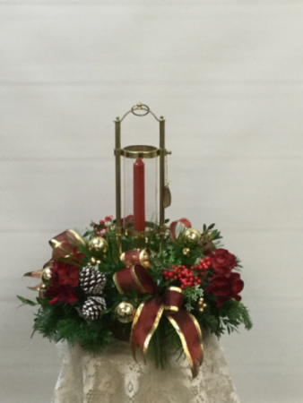 Brass Hurricane Lantern
