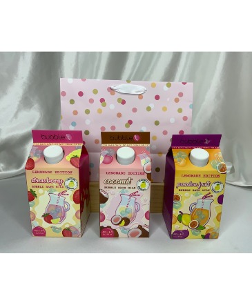 Bubble T Milk Bath Set Gifts in Memphis, TN | Something Pretty Too Flower And Gifts
