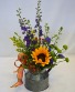 BUCKET FULL OF BOUNTY FRESH FLOWER ARRANGEMENT