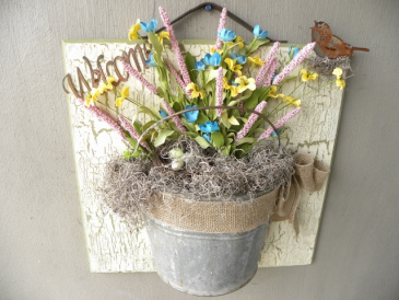 Bucket of Joy Handcrafted Country Decor