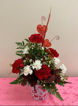 Bucket of Love mixed florals