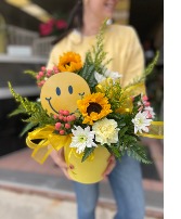 Bucket of Smiles Floral Arrangement