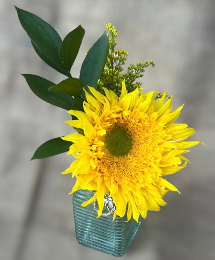 Sunflower Bud Vase