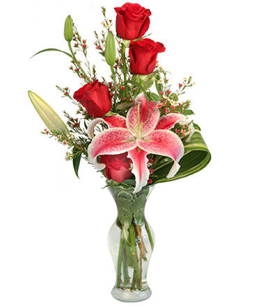 Ardent Expressions Bud Vase in Locust, NC | Ruth's Flowers 2