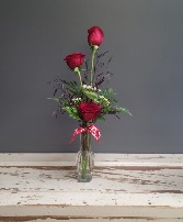 Bud Vase Roses