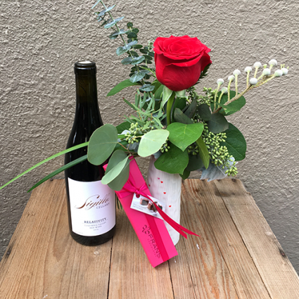 Bud Vase Wine & Chocolate