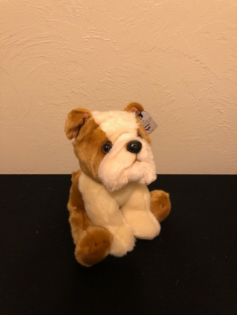 Bulldog Puppy Stuffed Plush