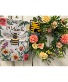 Bumble bee wreath and flag Wreath/ Silk/ Flag